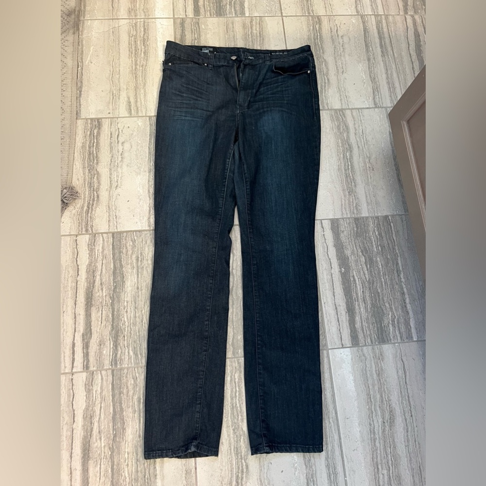 High rise denim jeans
